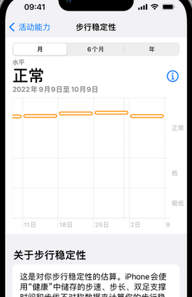 潢川iPhone手机维修如何在iPhone开启'步行稳定性通知'