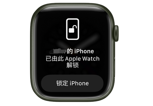 潢川苹果手机维修分享用 AppleWatch 解锁配备面容 ID 的 iPhone方法 