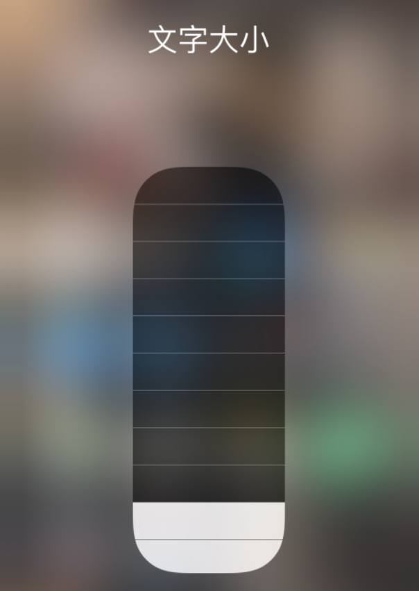 潢川苹果手机维修分享小技巧：在 iPhone 控制中心快速调节字体大小 
