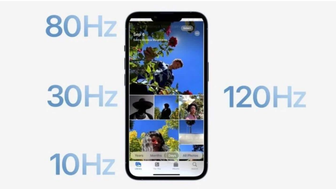 潢川苹果14维修分享iPhone 14有高刷吗 