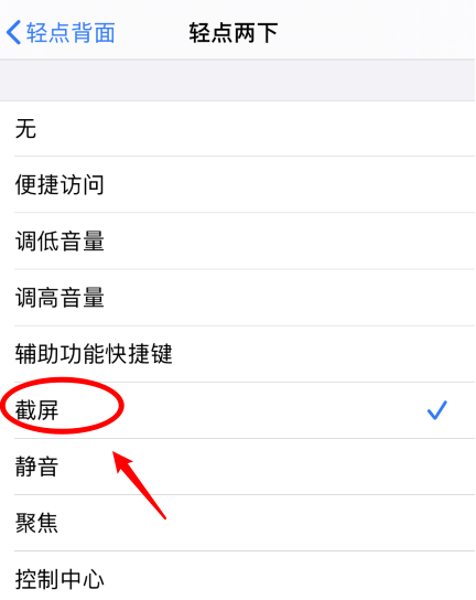 潢川苹果手机维修分享iPhone12如何启用双击截屏 